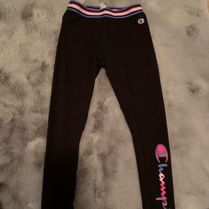 Champion leggings size medium deff can fit a small as well